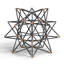Wire Star Black/Gold Iron Sculpture