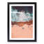 Blacks Beach in San Diego Cali in Abstract - Picture Frame Graphic Art Print-55686172-55686175