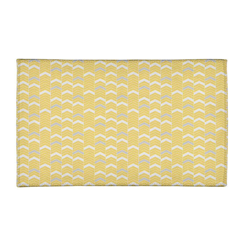 Chenille Chevron Indoor Rug, Rectangle 2' x 3'