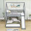 Lit superposé simple au dessus d'un lit double Rosehill par Harper Orchard-1478317500