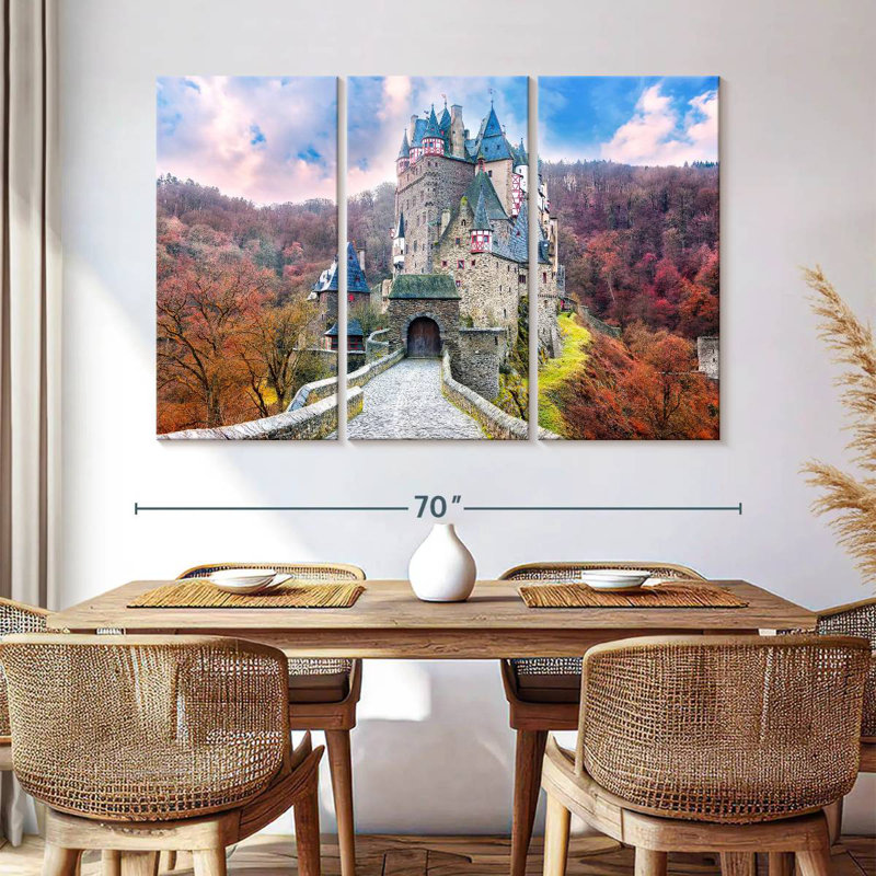 Lilie Castle, 42" H x 65" W