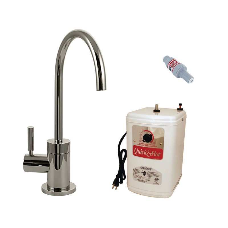 Westbrass Premium Kitchen Faucet, Polished Nickel