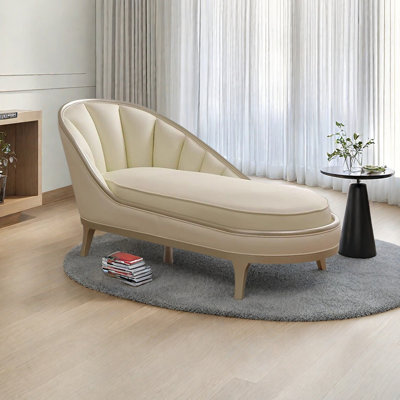 Chaise longue de luxe avec similicuir