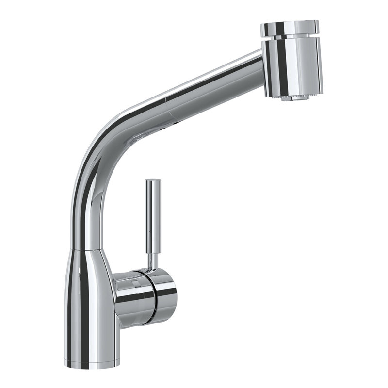 Lux™ Pullout Single Handle Kitchen Faucet, Polished Chrome