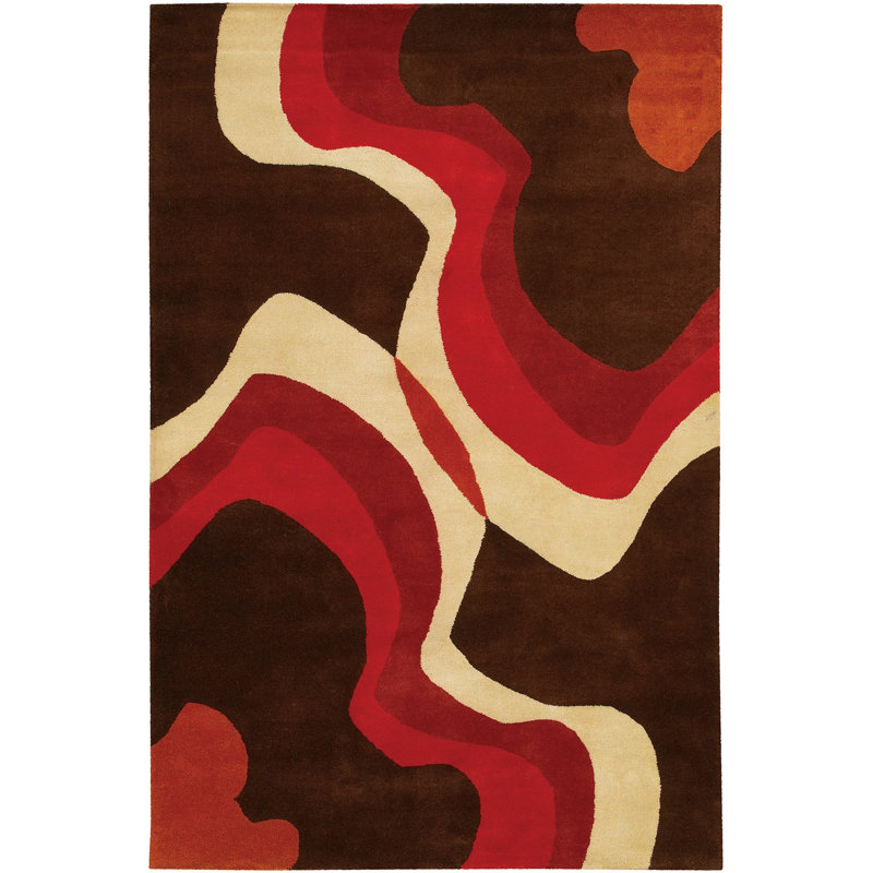 Steveson Wool Abstract Indoor Rug, 7'9" x 10'6"