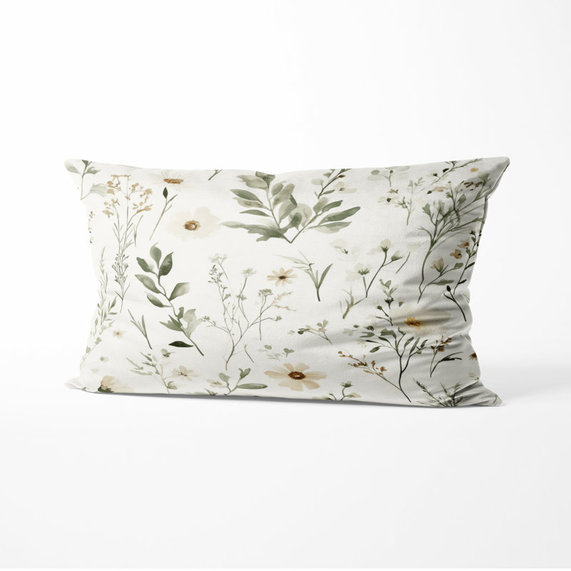 Coussin Country Farmhouse - Coussin Sage Meadow, H 12 po x l 20 po