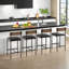 Upholstered Counter Stool with Metal Frame-233721893