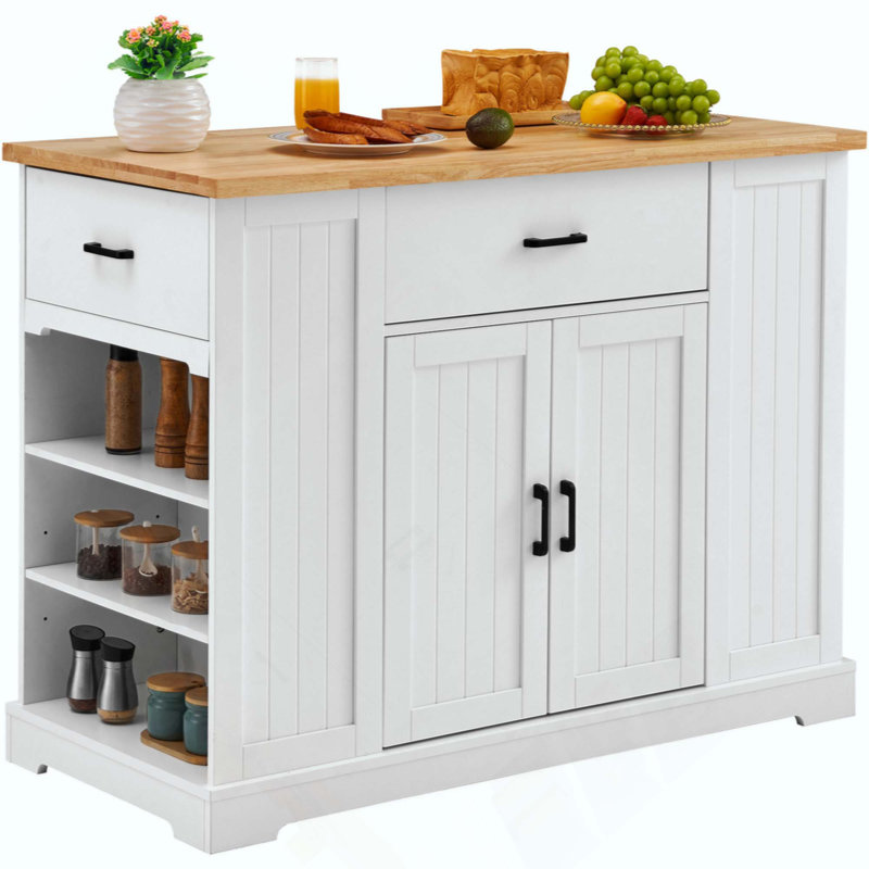 Chariot de service avec tiroir et tablettes Kitchen Island