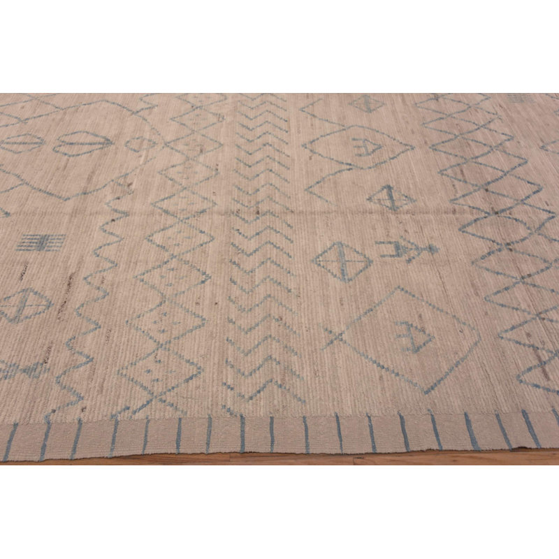 Nazmiyal Collection Modern Primitive Tribal Geometric Room Size Rug