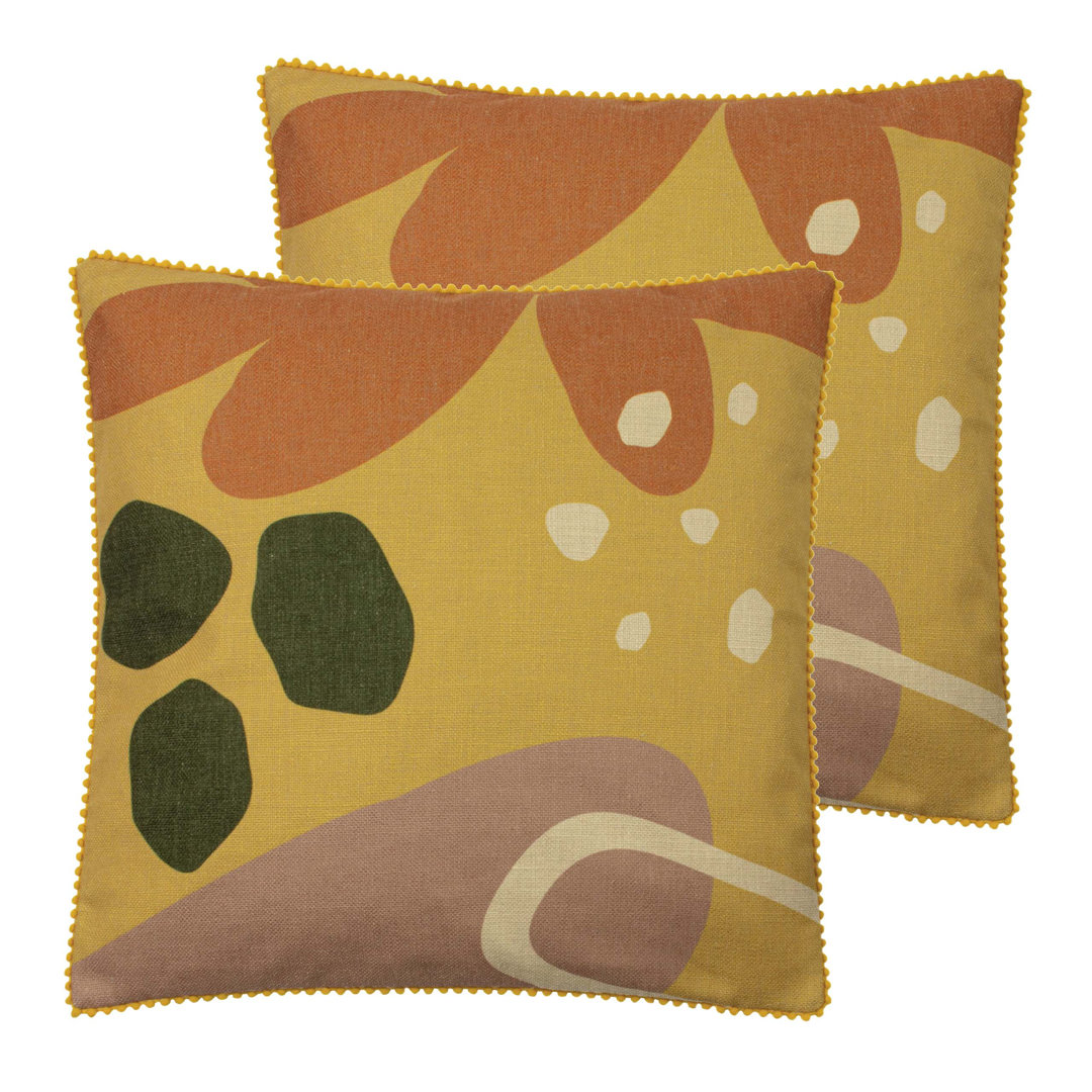 Feathers Floral Scatter Cushion With Filling