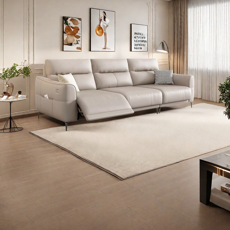 Canapé électrique luxueux et élégant, H 37,4 po x l 133,85 po x P 39,37 po, 4