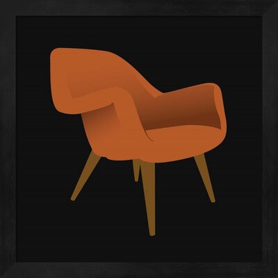 Mid Century Chair II By Posters International Studio, Framed Wall Art -  Corrigan StudioÂ®, EC2479E3AEFE4395AE548ACFC68085F0