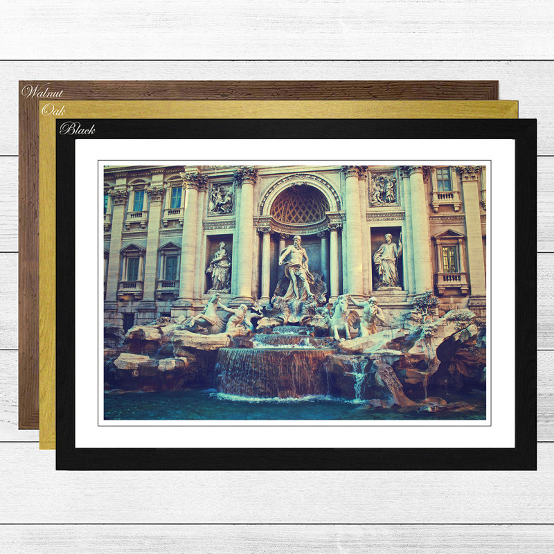 Single Picture Frame Print, Black