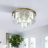 Lizette 6-Light Crystal Chandelier Flush Mount Lighting-777802050