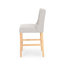 Ensemble de 2 tabourets de comptoir rembourrés en tissu rembourrés pour comptoir de cuisine ou bar-1772408788