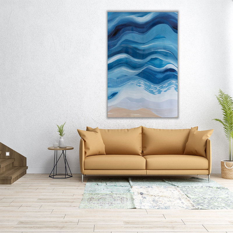 Embellished Close To Shore II - reproduction d'art sur toile, H 24 po x l 16 po