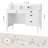 6-Tier Bookcase and Computer Desk 2-Piece Set-107330599