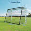 Filet portatif 3-en-1 de soccer et de retour 82,6 "x 59"