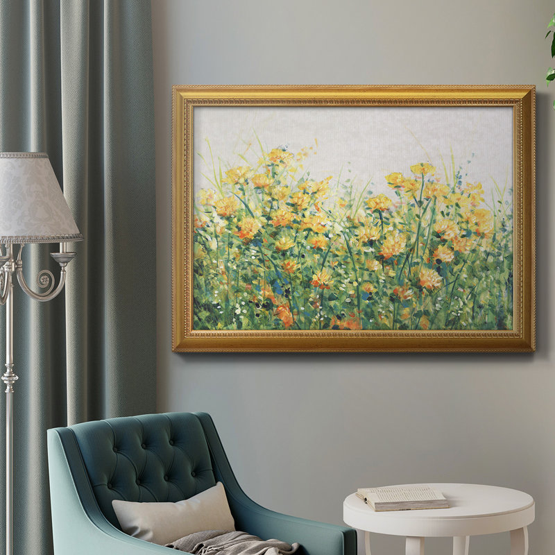 Garden In Bloom III - Peinture sur toile encadrée