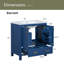 Meuble-lavabo 30 po avec lavabo simple-34437299