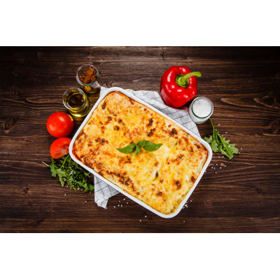 Lasagna by Gbh007 - Wrapped Canvas Print