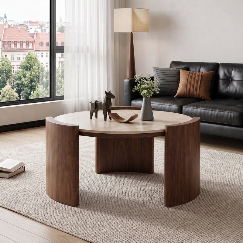 Coffee Table, Beige / Brun