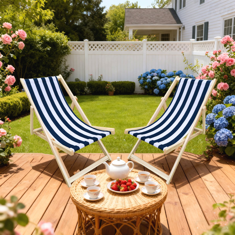 Chaise longue pliante Populus
