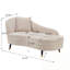 Chaise longue incurvée avec pieds robustes-859571808