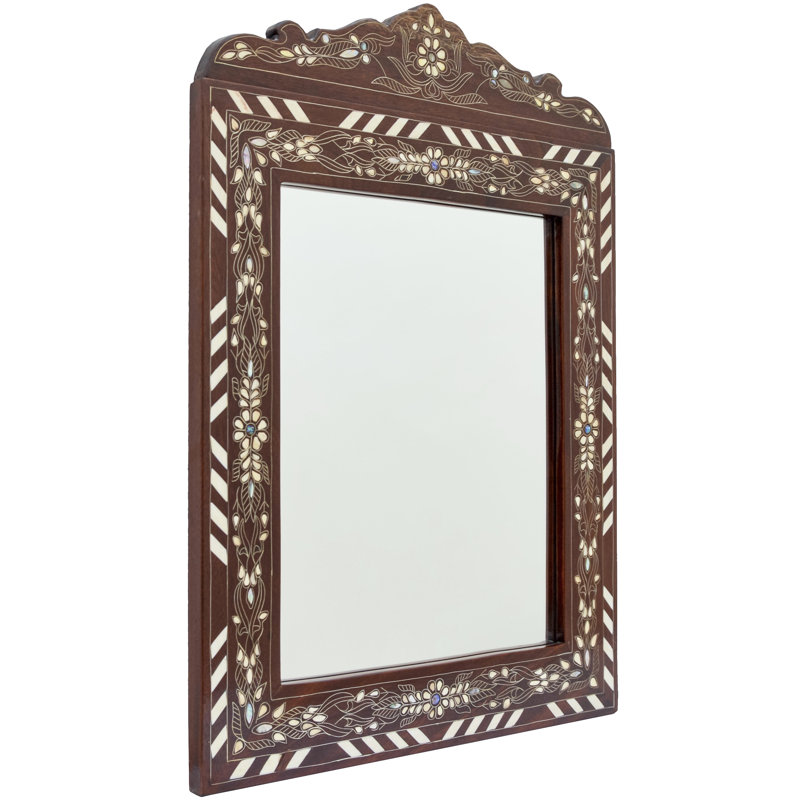 Syrian Arch Solid Wood Wall Mirror