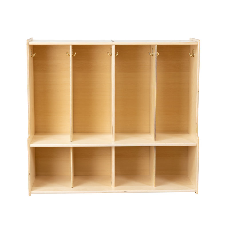 Solid Wood 2 - Tier 37'' School Locker
