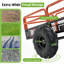 Remorque 1500LBS de capacité de remorquage derrière un chariot à benne basculante pour VTT, UTV, tracteur de pelouse, jardin
