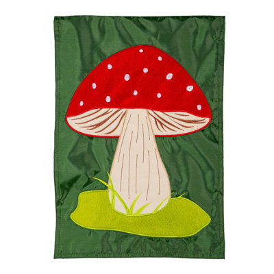 Drapeau de jardin champignon champignon