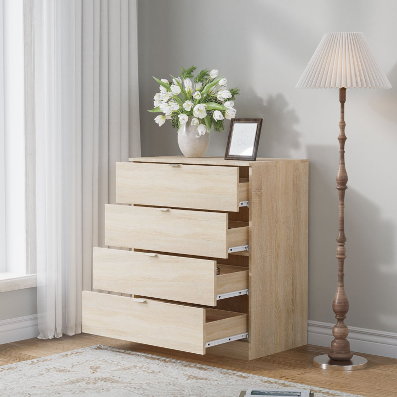 Chest Of 4 Drawers Cd401, Sonoma Oak