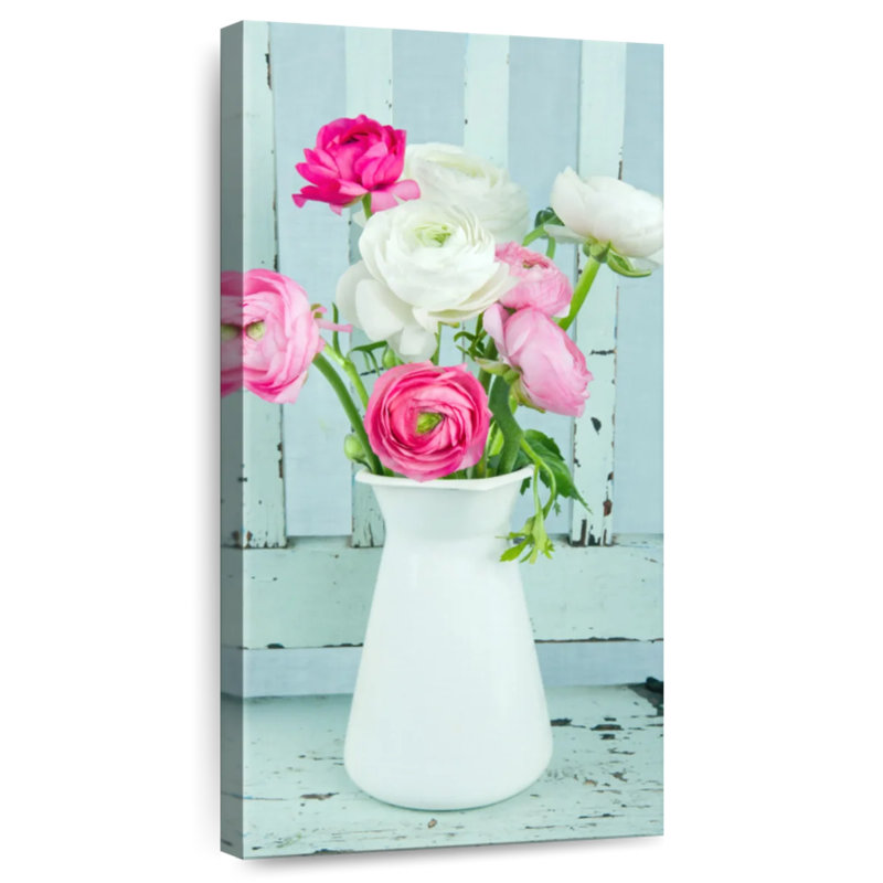 Fleurs rustiques rétro, H 36 po x l 18 po