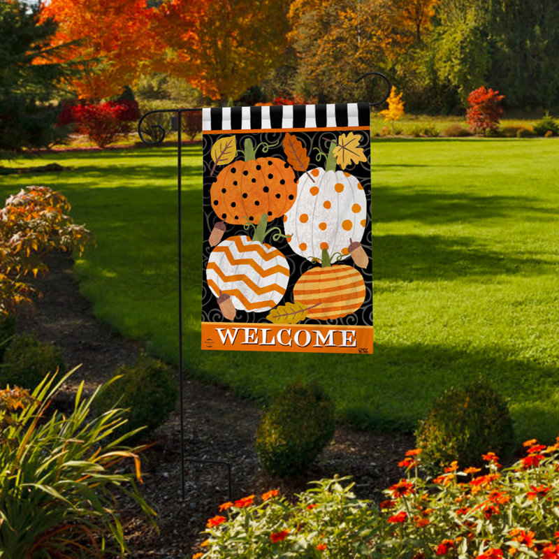 Fall Celebration Pumpkins Garden Flag