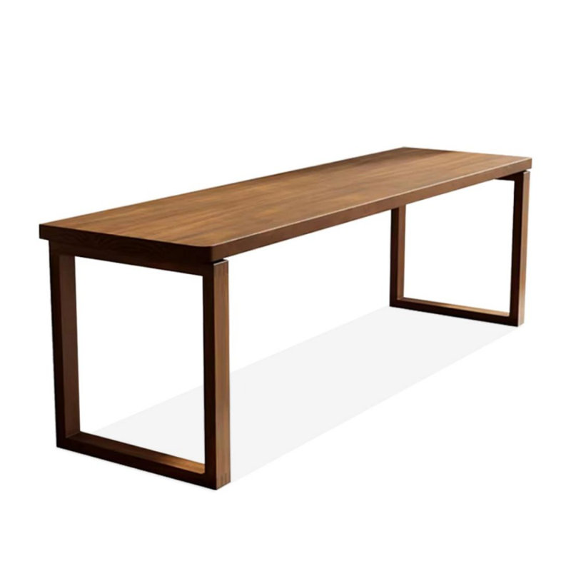 Bureau moderne et simple en bois massif, H 29,53 po x l 62,99 po x P 23,62 po