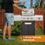 Barbecue au propane en acier inoxydable à 3 brûleurs, 40 500, 17,65 po Largeur du produit, côté et housse pour barbecue extérieur