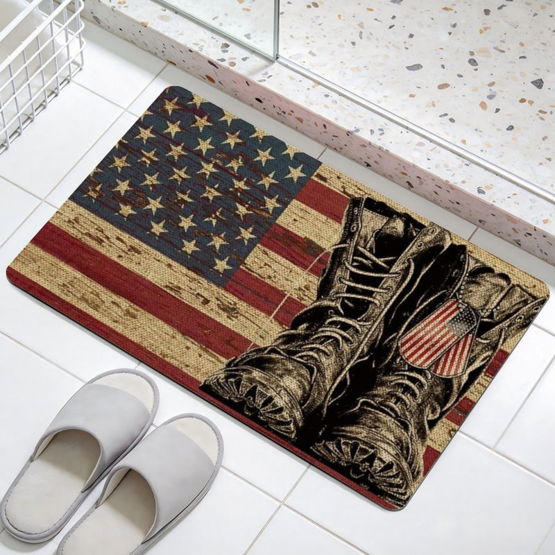 Tapis d'intérieur rétro 24 po x 36 po pour porte d'entrée
