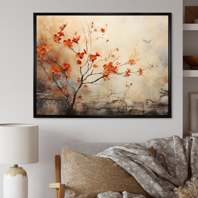 Maple Trees Glowing Embers I - Tree Maple Canvas Print Wall Art