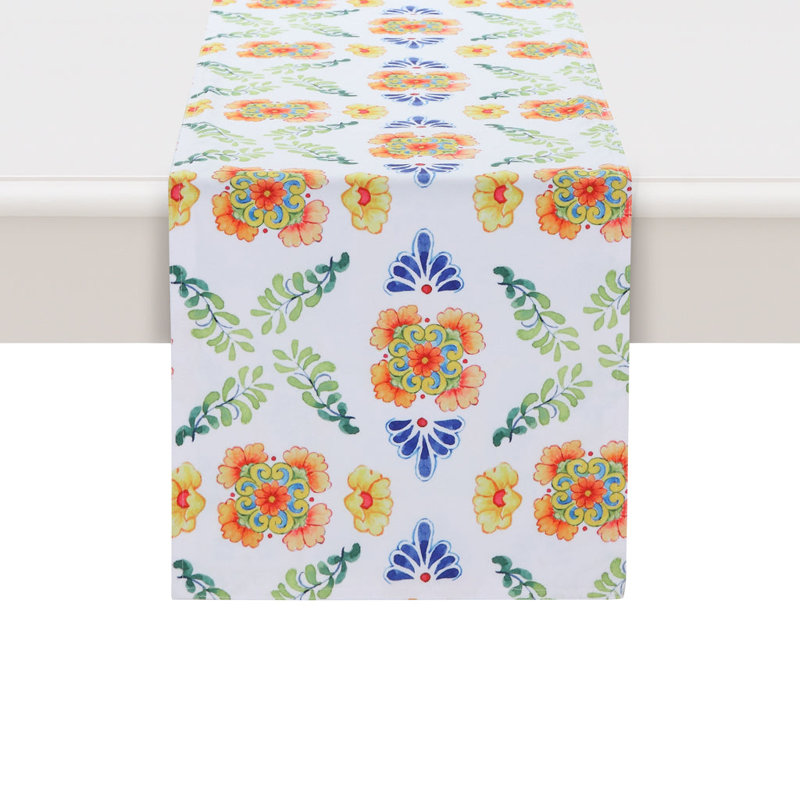 Chemin de table Talavera, L 90 po x l 13 po