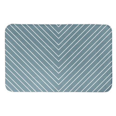 Tapis pour salle de bain chevron Bradyn