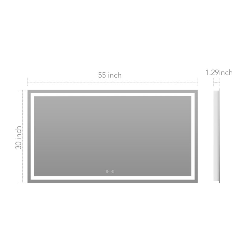 Miroir de salle de bain Kristee
