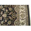 Tapis oriental noir Indo-nain 9x12
