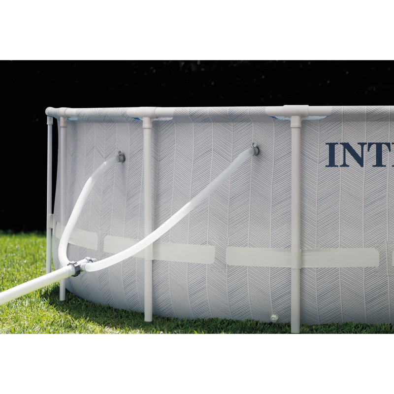 Round Frame Set Pool 48'' H x 192'' W x 192'' L , with Pump Included