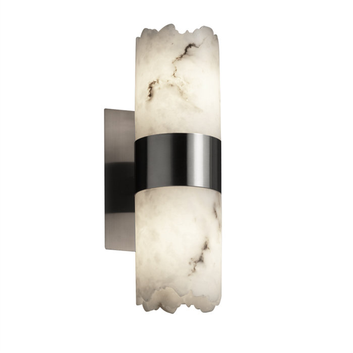 Salina Armed Sconce, Brushed Nickel, No