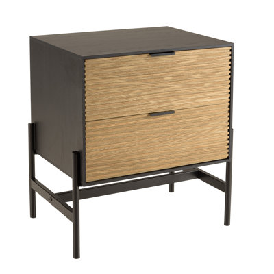 Aliegha 54cm W Laminate Bedside Table