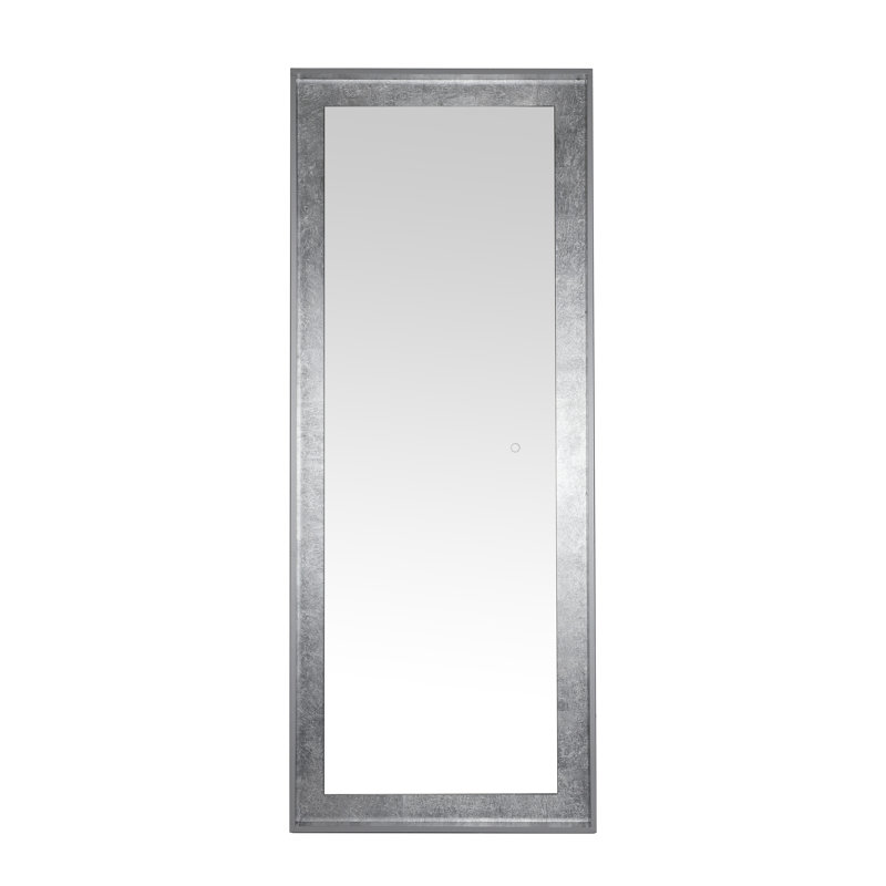 Klemperer Rectangle Metal Mirror, Silver/Gray