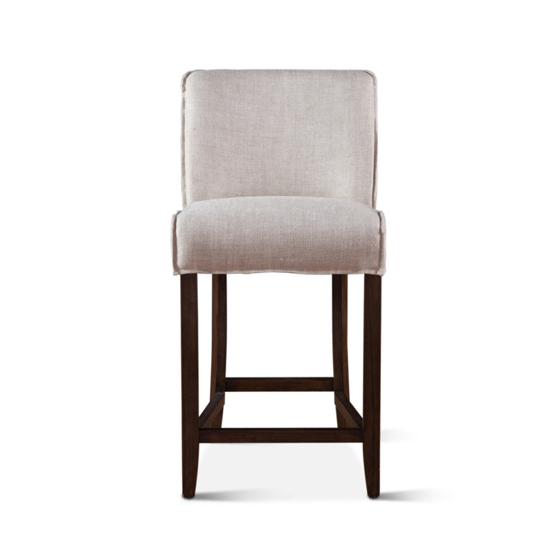 Chaise parsons en mélange de lin beige Ainsworth