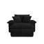 Fauteuil d'appoint surdimensionné 47 po avec repose-pieds en velours côtelé pour salon-129846066
