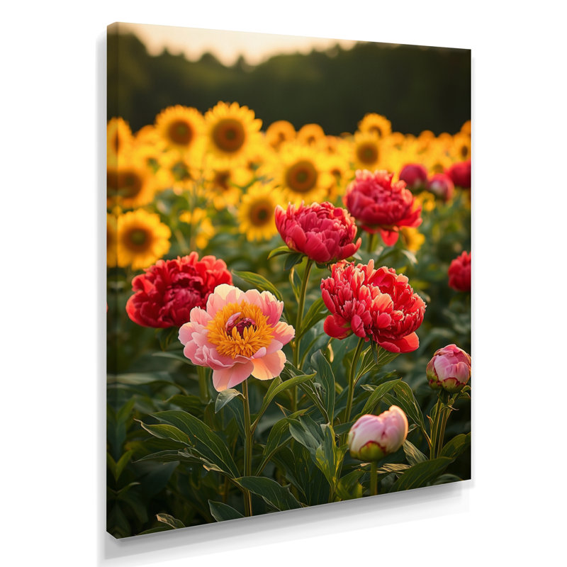 Le plus bas - impressions sur toile florales, H 32 po x l 16 po, Wrapped Canvas, Does Not Aplly